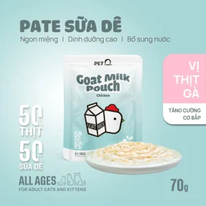 pate mèo sữa dê PetQ 70g